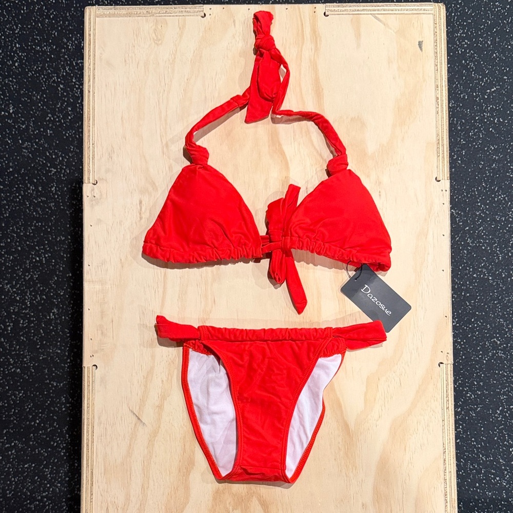 Red Bikini Set